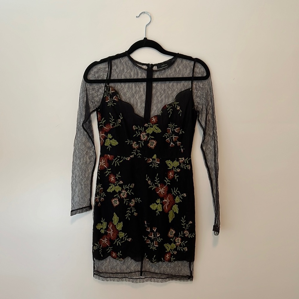 Millau Black Mini Dress